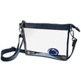 thumbnail image 1 of Capri Designs Collegiate Clear Stadium and Security Approved Travel Tote/Purse (Pennsylvania State University, Crossbody-10" x 7.25â€ x 2.375"), 1 of 1