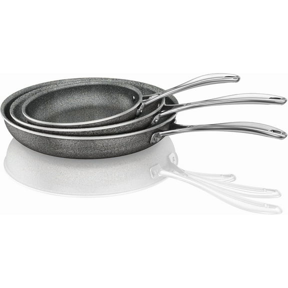 Capri Granitium 3-pc Aluminum Nonstick Fry Pan Set