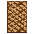 thumbnail image 1 of Capri Greek Key 4 x 7 Rug, Brown and Beige, 1 of 2