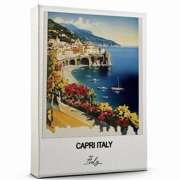 Capri Italy Travel Wall Art Italy Canvas Travel Wall Decor with Timeless Appeal A Special Gift for Loved Ones