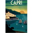 thumbnail image 1 of Capri - Italy - Vintage Travel Poster #1 (24x36Inches(BlackMetal-Framed), 1 of 6