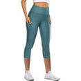 thumbnail image 1 of Capri Leggings For Women Blue L, 1 of 2