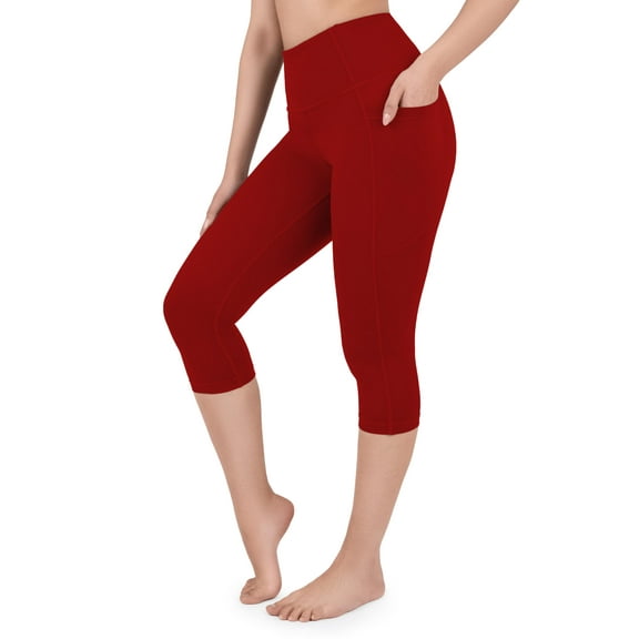 Capri Leggings With Side Pockets Size 4, 17" Inseam Salsa