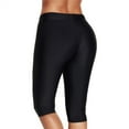 thumbnail image 1 of Capri Leggings for Women Clearance Breathable Non-See Athletic Black Yoga Pants with Pockets for Women Capri Lounge Workout Petite Yoga Pants for Women Comfort Tummy Control Black XXL, 1 of 6
