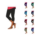 thumbnail image 1 of Capri Leggings for Women Elastic High Waist Slim Fit Stretch Lightweight Breathable Workout Yoga Pants Capris, 1 of 7