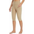 thumbnail image 1 of Capri Leggings for Women Knee Length Capris for Casual Summer Yoga Workout Running Exercise Capris with Pockets, 1 of 7