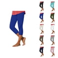 thumbnail image 1 of Capri Leggings for Women Spring Summer Elastic High Waist Slim Fit Mesh Patchwork Workout Yoga Pants Capris, 1 of 9