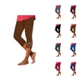 thumbnail image 1 of Capri Leggings for Women Summer Casual Elastic High Waisted Cute Rhinestones Love Heart Workout Yoga Cropped Capris Pants, 1 of 5