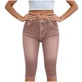 thumbnail image 1 of Capri Leggings for Women Vintage Stretchy High Waisted Printed Fitted Comfortable Breathable Summer Yoga Pants, 1 of 5