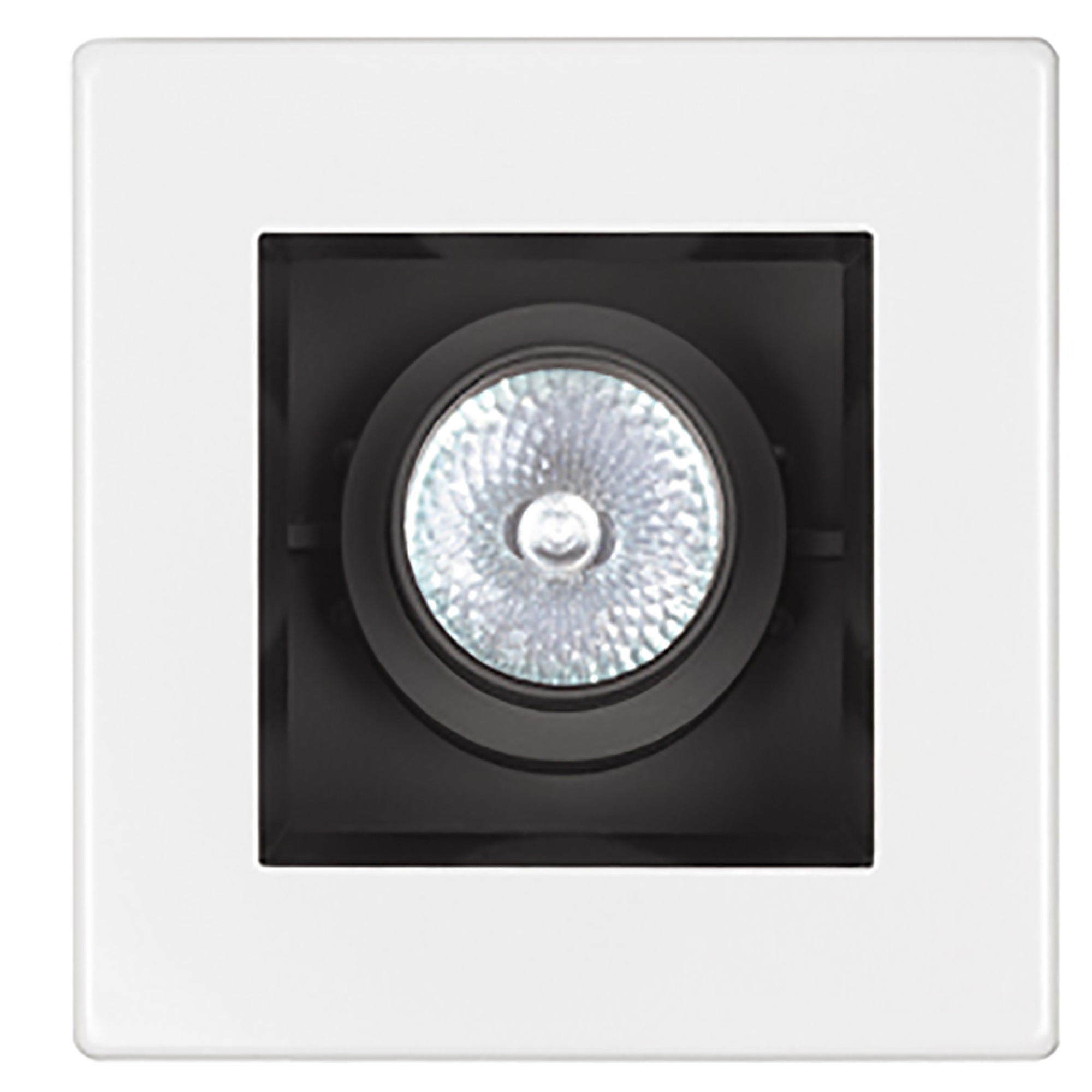 Capri Lighting LC134 4" Square Adjustable Gimbal Recessed Trim, Black ...