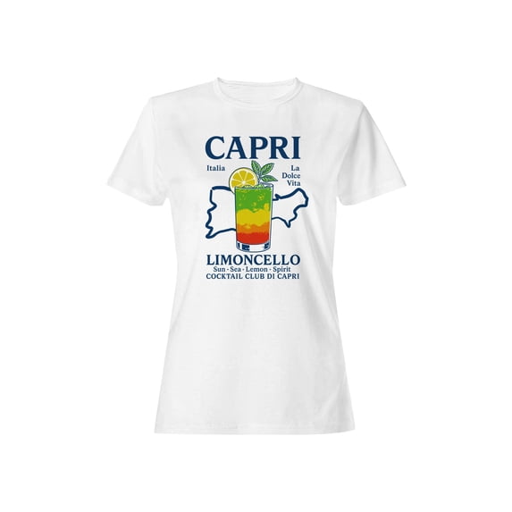 Capri Limoncello Cocktail Art Women's T-shirt