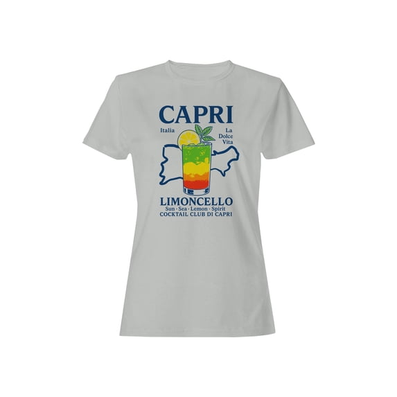 Capri Limoncello Cocktail Art Women's T-shirt