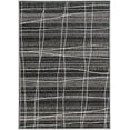thumbnail image 1 of Capri Mod Black Plaid Rug, Multiple Sizes, 1 of 5