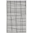 thumbnail image 1 of Capri Mod Grey Plaid Rug, Multiple Sizes, 1 of 6
