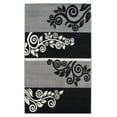 thumbnail image 1 of Capri Noir Black and Grey Rug, Multiple Sizes, 1 of 2