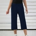 thumbnail image 1 of Capri Pants for Kids, Boys Girls Casual 3/4 Trousers Loose Fit Sweatpants,Children Baggy Cropped Pant, 1 of 6