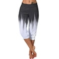 thumbnail image 1 of Capri Pants for Women Camo Print Casual Drawstring Elastic Waist Loose Fit Yoga Sweatpants with Pockets Activewear, 1 of 6