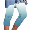 thumbnail image 1 of Capri Pants for Women Plus Size Casual Loose With Drawstring Lace Up Pockets Fashionable Printing Cropped Pants, 1 of 5