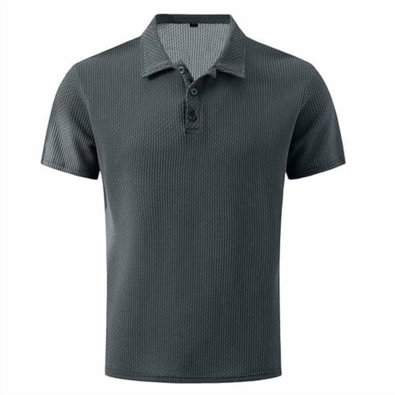 Capri Polo Shirts Men Breeze Short Sleeve Casual Collared Golf Shirt Lightweight Stretch Quick Dry Textured Summer Polo
