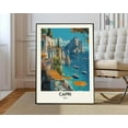 thumbnail image 1 of Capri Print, Capri Poster, Capricapri Art, Capri Italy Print, Capri Italy Art, Capri Travel Poster, Italy Print, Italy Poster Wall Art, Modern Wall Decor, 12x18 UNFRAMED, 1 of 2