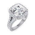 thumbnail image 1 of Capri - Radiant Cut Halo Diamond Engagement Ring, 1 of 3