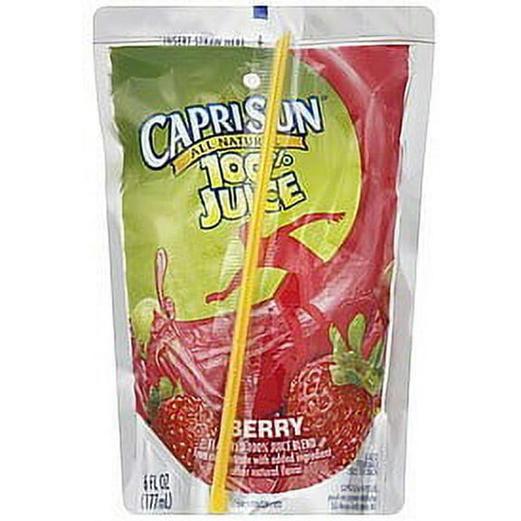 Capri Sun All Natural 100% Juice (Pack of 2)