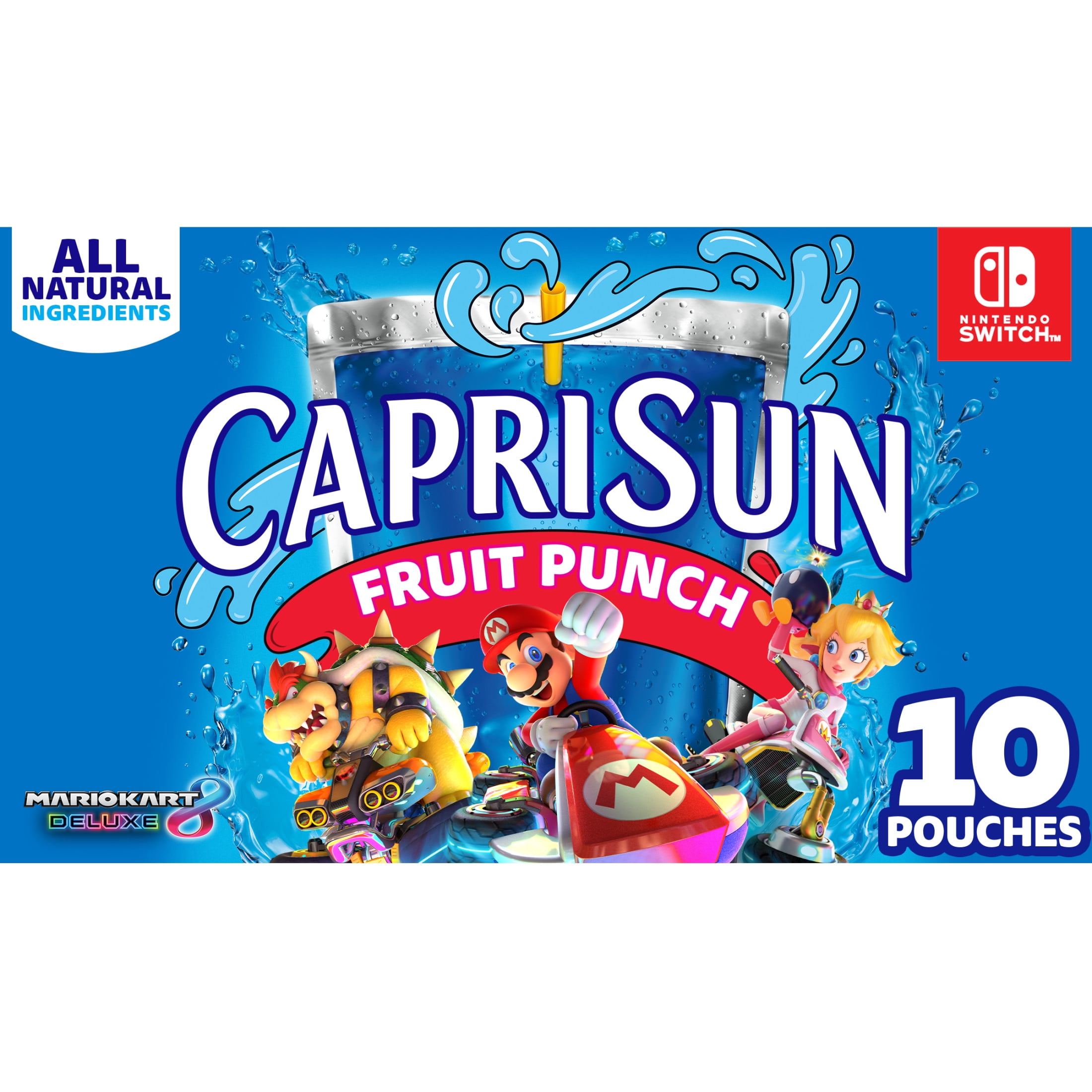 Capri Sun Fruit Punch Juice Box Pouches, 10 ct Box, 6 fl oz