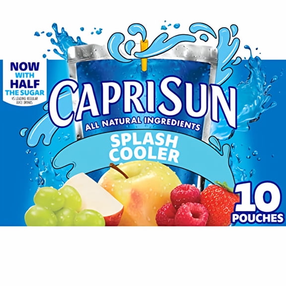 Capri Sun Juice Drink, Splash Cooler 10-Count Box (Pack of 12)