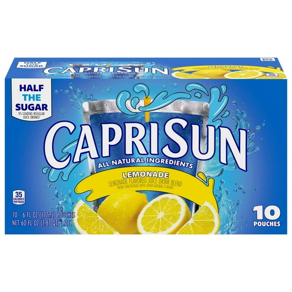 Capri Sun Lemonade Juice Drink Blend 10 pk Pouches