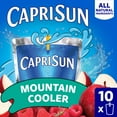 thumbnail image 1 of Capri Sun Mountain Cooler Naturally Flavored Fruit Juice Drink, 10 ct Box, 6 fl oz Pouches, 1 of 15