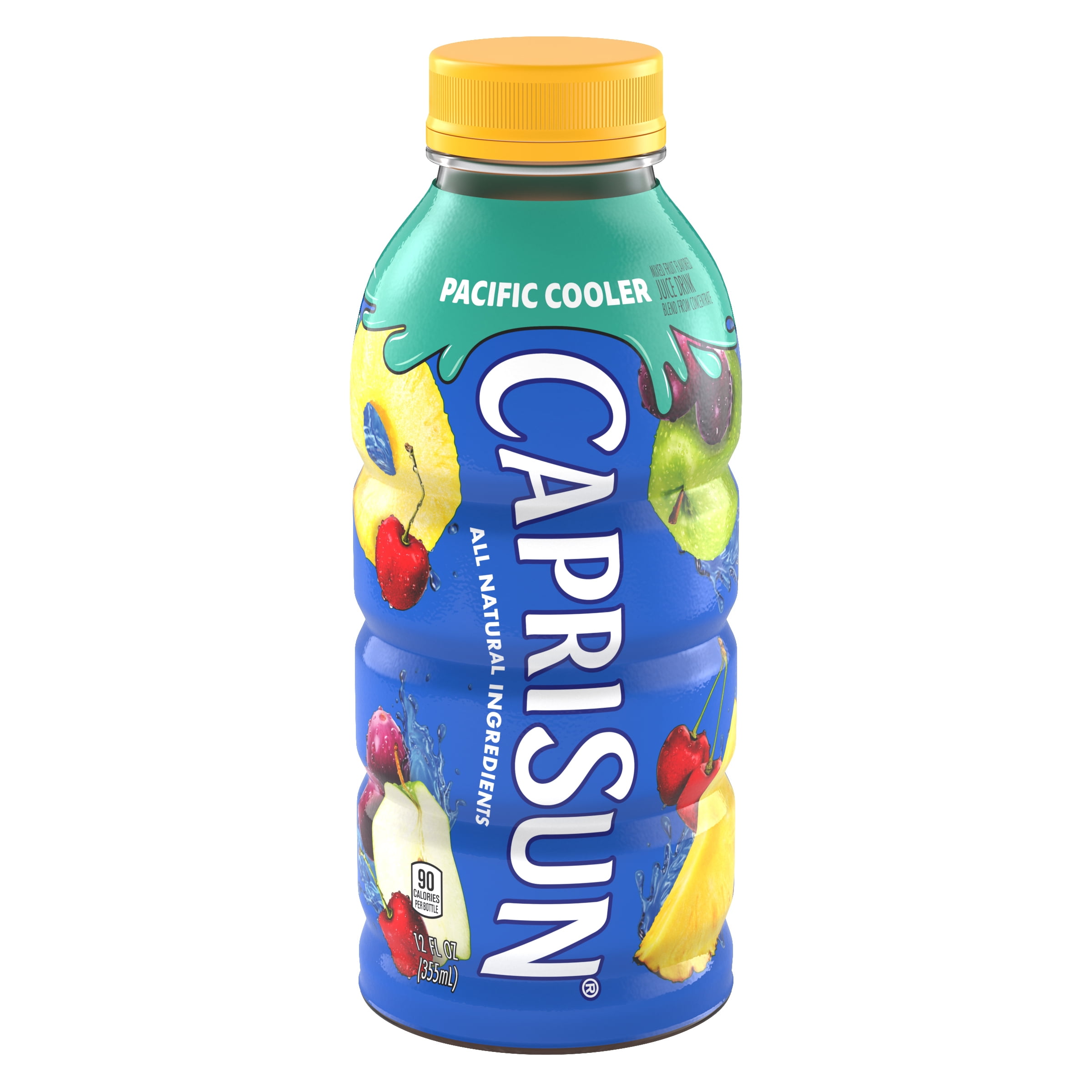 Capri Sun Pacific Cooler Mixed Fruit Flavored Juice Drink Blend from concentrate, 12 fl oz Bottle