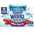 thumbnail image 1 of Pack of 2 - Capri Sun Roarin Waters Wild Cherry Waterfall Naturally Flavored Water Kids Beverage (10 Ct Box, 6 Fl Oz Pouches) Packaging May Vary, 1 of 3