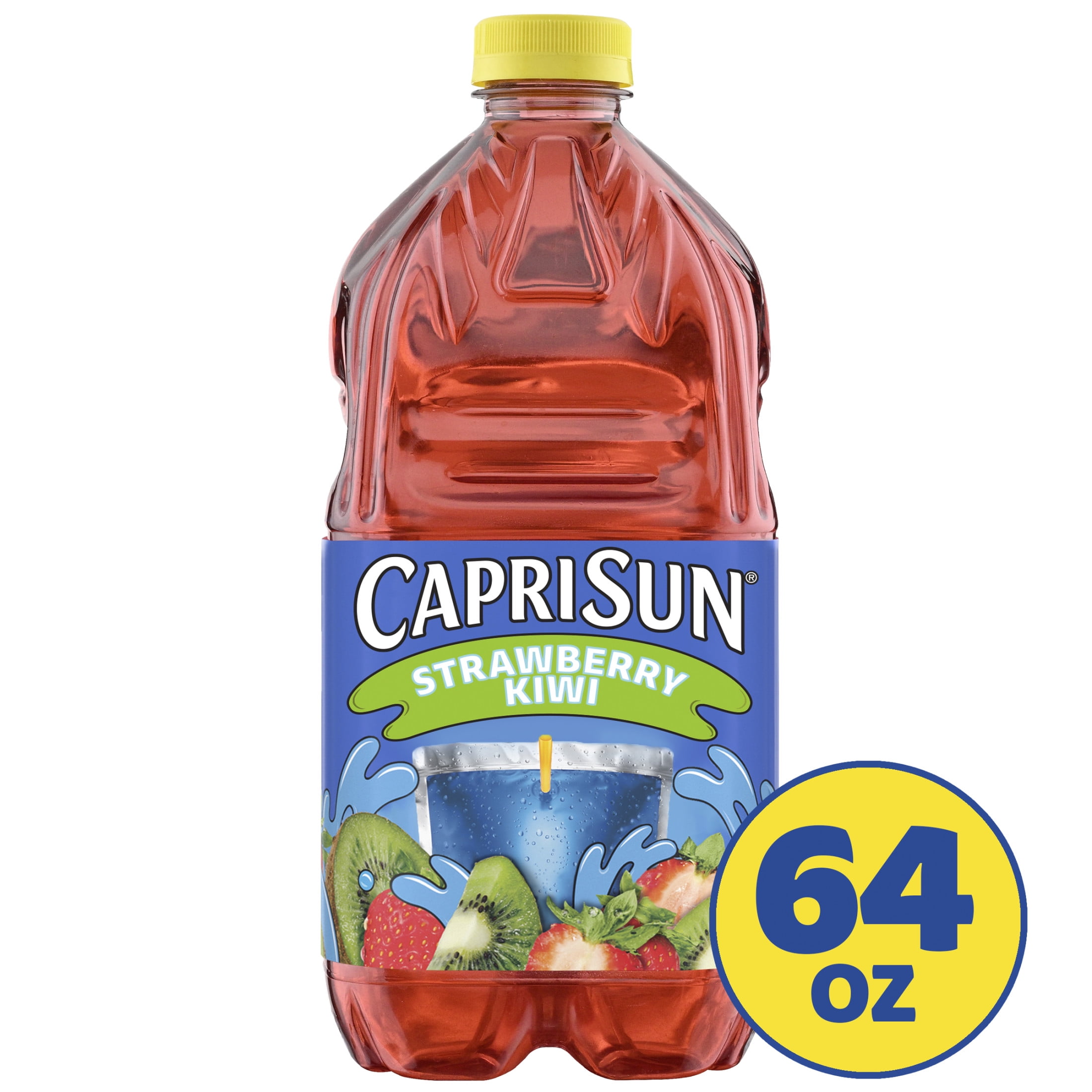 Capri Sun Strawberry Kiwi Flavored Juice Drink Blend 64 oz Bottle