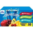 thumbnail image 1 of Capri Sun Variety Pack with Fruit Punch, Strawberry Kiwi & Pacific Cooler Juice Box Pouches, 30 ct Box, 6 fl oz Pouches, 1 of 5