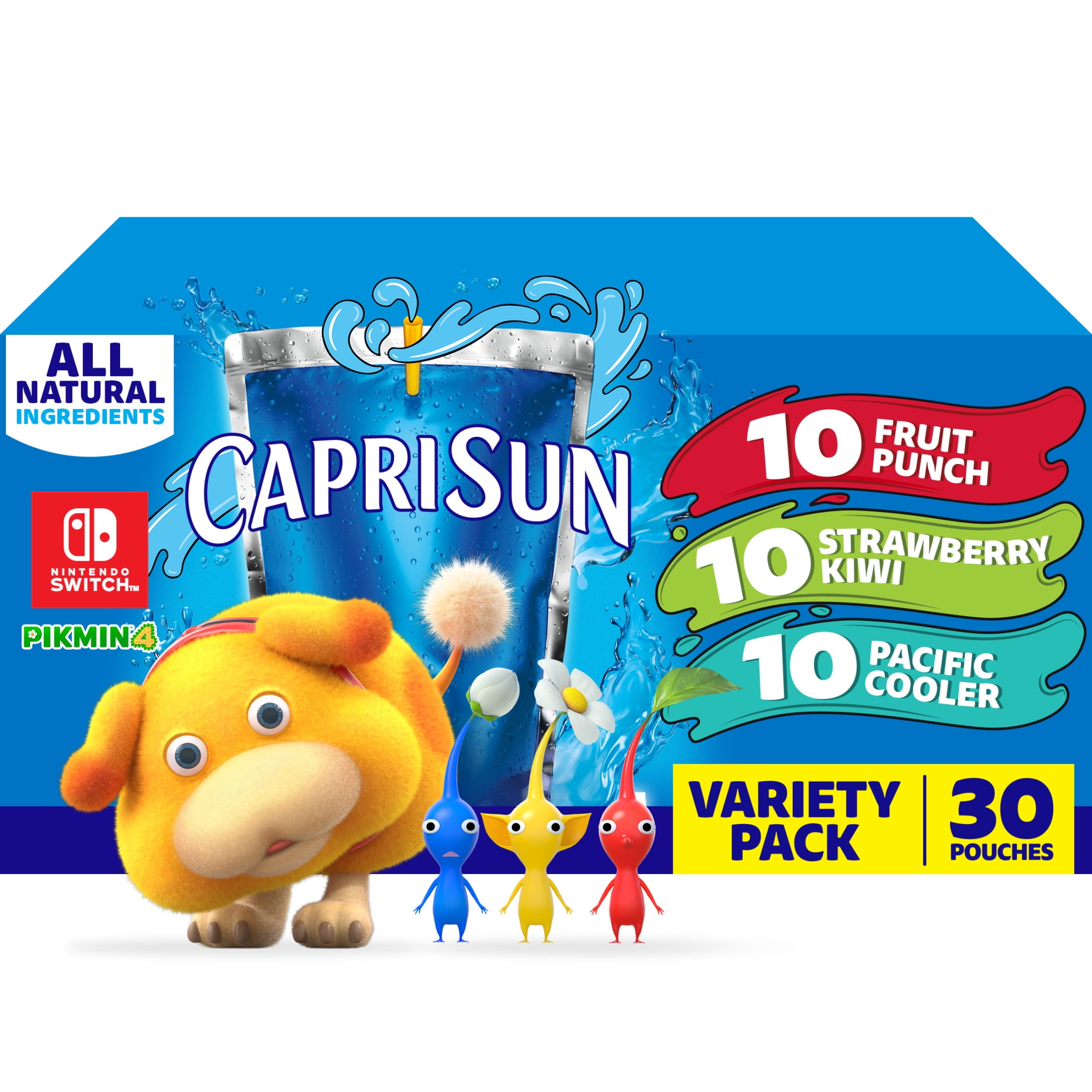 Capri Sun Variety Pack with Fruit Punch, Strawberry Kiwi & Pacific ...