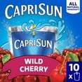 thumbnail image 1 of Capri Sun Wild Cherry Flavored with other natural flavor Juice Drink Blend, 10 ct Box, 6 fl oz Pouches, 1 of 14