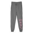 thumbnail image 1 of Capri Sweatpants for Women Solid Colour Workout Fleece Sweatpants with Pockets Wide Leg Cargo Trousers Baggy Jogging Joggers High Waisted Tracksuit Bottoms Casual Lounge Active Pants, 1 of 4