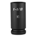 thumbnail image 1 of Capri Tools 1-1/8-Inch Deep Impact Socket, 3/4-Inch Drive, 6-Point, SAE, 1 of 3