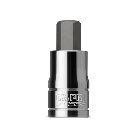 Capri Tools 1/2-Inch Hex Bit Socket, 1/2-Inch Drive, SAE