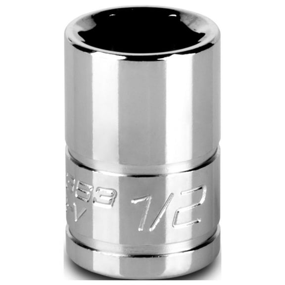 Capri Tools 1/2-Inch Shallow Socket, 3/8-Inch Drive, 6-Point, SAE