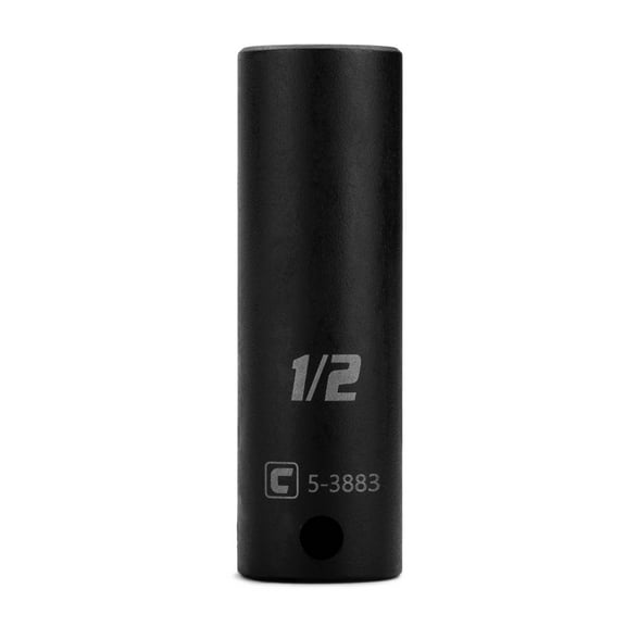 Capri Tools 1/2 in. Deep Impact Socket, 3/8-Inch Drive, 12-Point, SAE