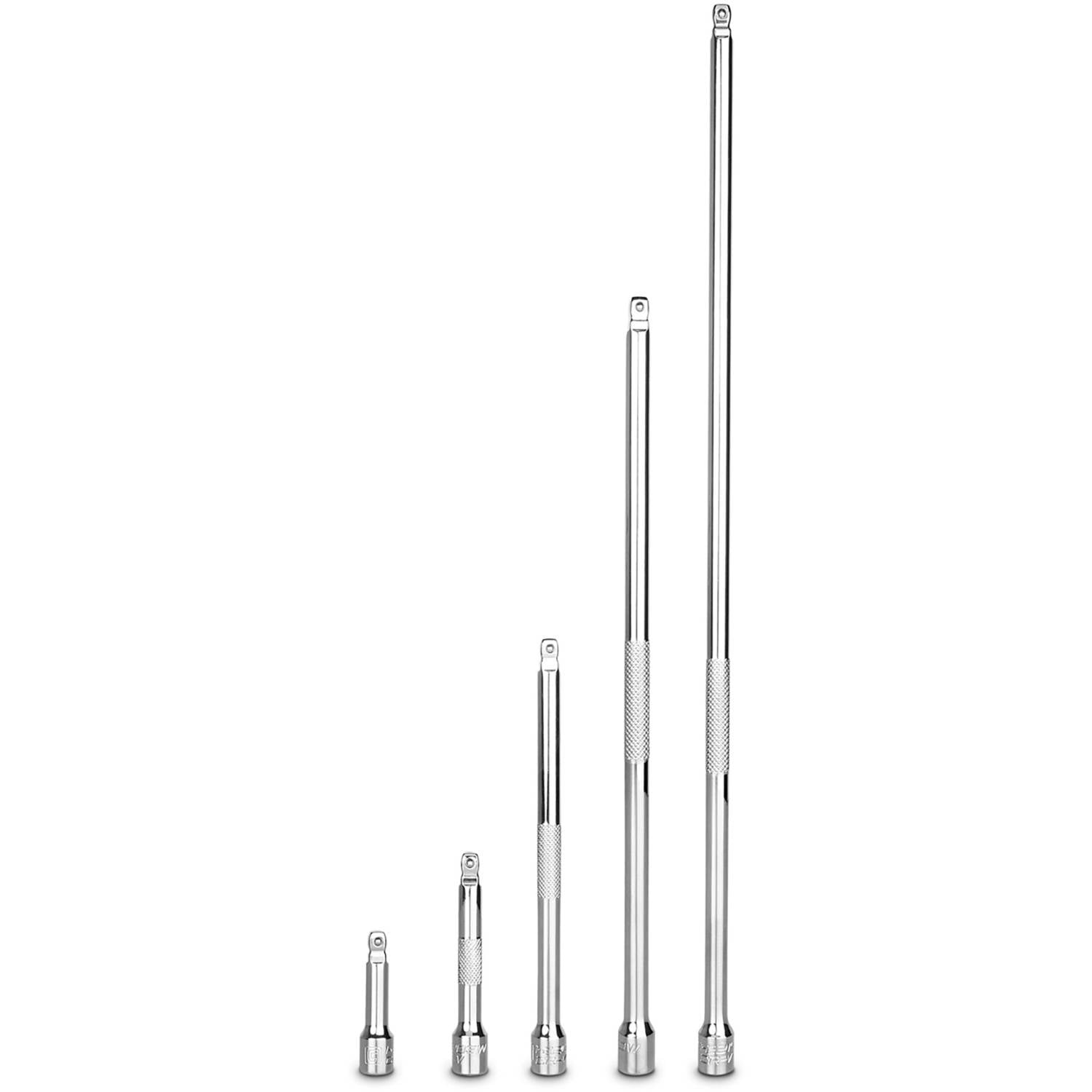 Capri Tools 3/8" Drive Wobble Impact Extension Bar Set - 3 Piece CrMo Steel | Professional Mechanic Tools