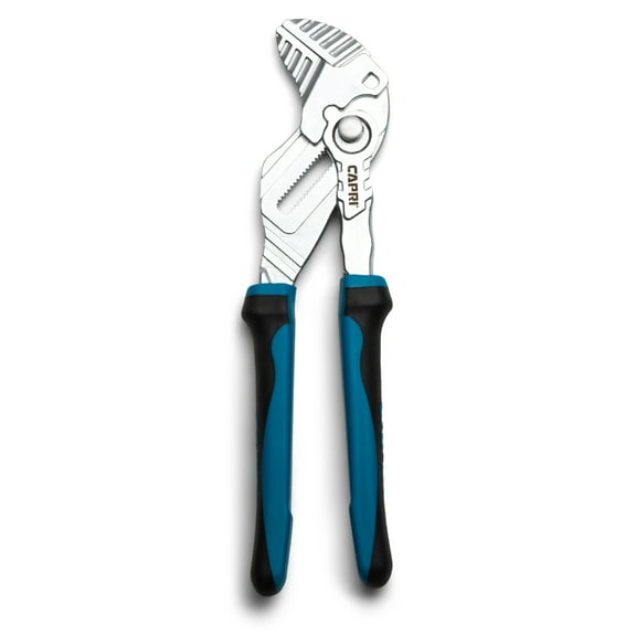 Capri Tools 10 in. Pliers Wrench Set, Parallel Smooth Jaws with Soft Grip Non-Slip Handle