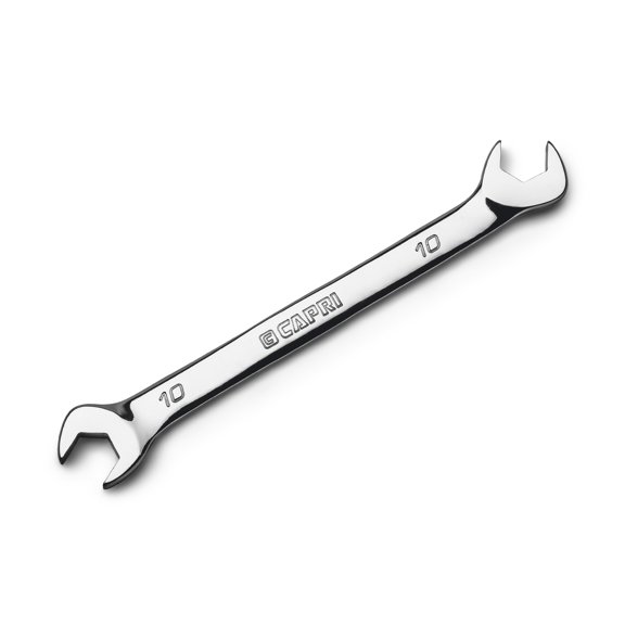 Capri Tools 10 mm Angle Open End Wrench, 30Â° and 60Â° angles, Metric