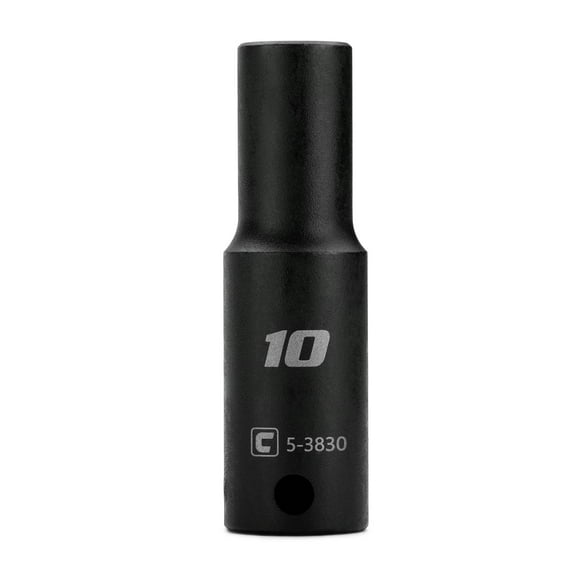 Capri Tools 10 mm Deep Impact Socket, 3/8-Inch Drive, 12-Point, Metric