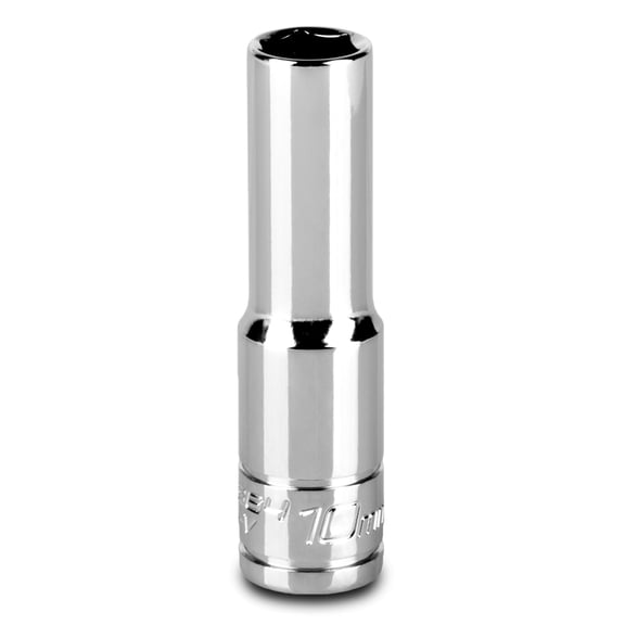 Capri Tools 10 mm Deep Socket, 3/8-Inch Drive, 6-Point, Metric