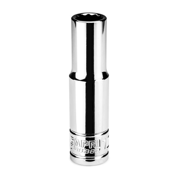Capri Tools 10 mm Deep Socket, 3/8 in. Drive, 12-point, Metric
