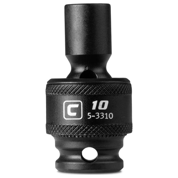 Capri Tools 10 mm Universal Impact Socket, 3/8-Inch Drive, 6-Point, Metric