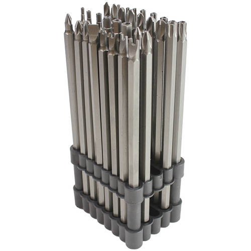 Capri Tools 10002 Extra Long Security Bit Set for Screwdrivers, 6", 32
