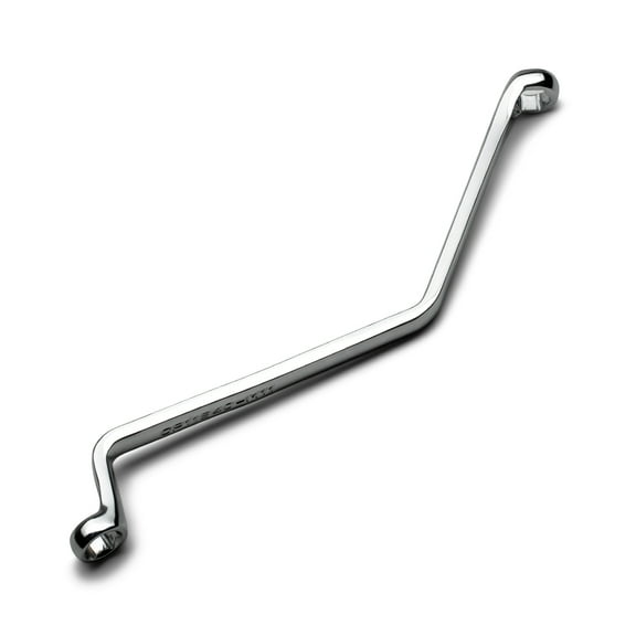 Capri Tools 11 mm Brake Bleeder Wrench, Angled Double Box End, Metric